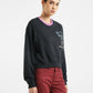 Women's Brand Logo Round Neck Sweatshirt - 46c31ef2-4ea0-4b2d-b381-58ccbf9ee4d1 View