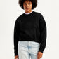 Women's Embossed Regular Fit Sweatshirt - Front View