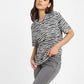 Women's Animal Print Crew Neck T-shirt - 42d257da-6f66-48e5-84a4-d5f5b3a7ef8f View