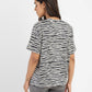 Women's Animal Print Crew Neck T-shirt - 2a1a0b07-ab12-484b-b650-19f0a46accb0 View
