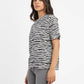 Women's Animal Print Crew Neck T-shirt - 68c612f0-6bf3-469d-9275-9a1f9039c724 View