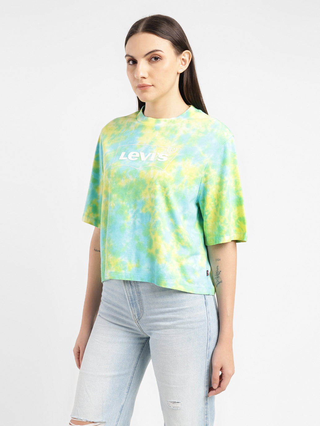 Women's Tie-Dye Loose Fit T-Shirt - bd550eb0-8f8d-4d0d-82c8-057c86ec8f6e View