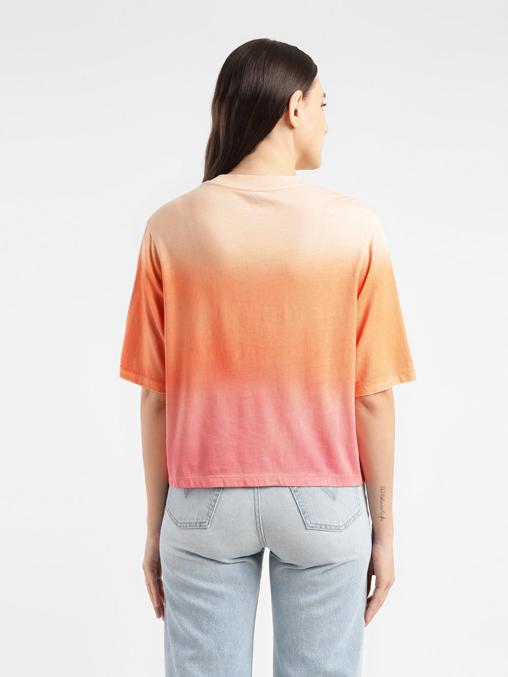 Women's Ombre Boxy T-Shirt - 317dab76-905d-4e4f-bf42-8e270d478d38 View