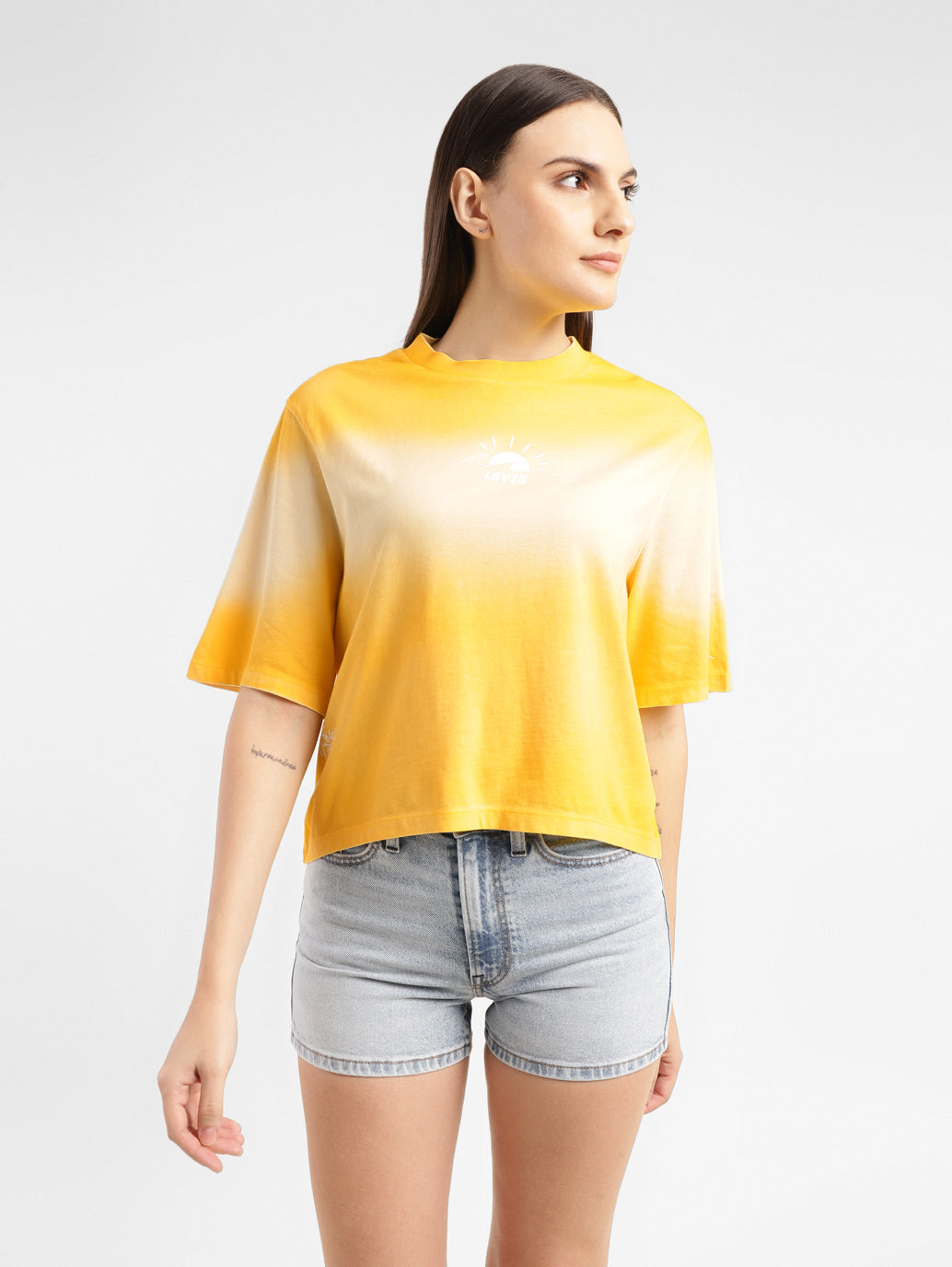 Women's Ombre Loose Fit T-Shirt - 9d47cd20-feb0-430a-921e-cdeee6ea975e View