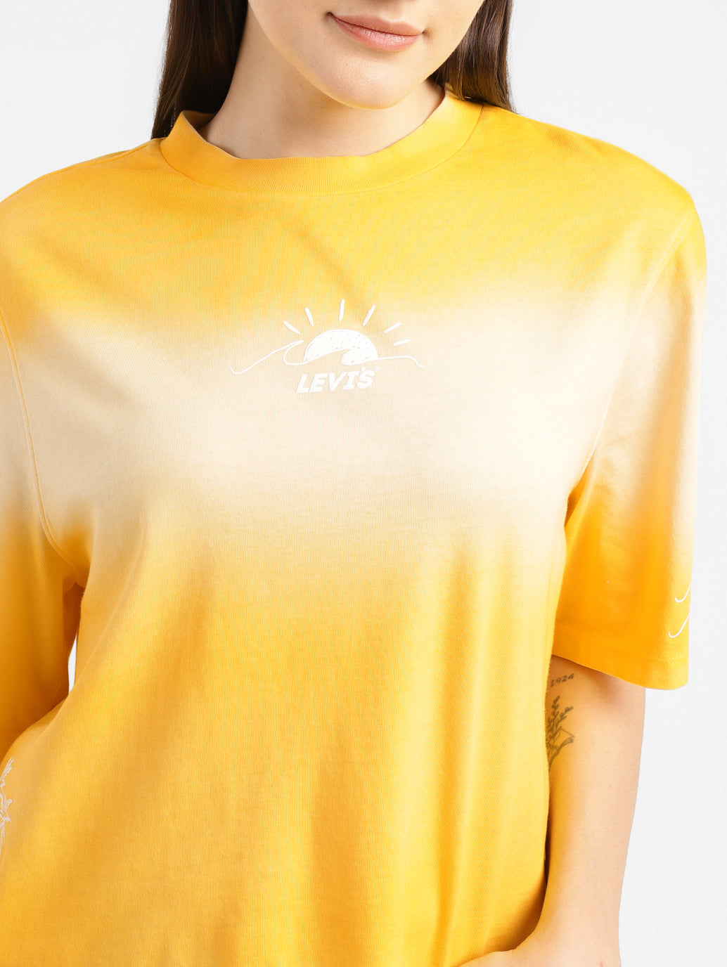 Women's Ombre Loose Fit T-Shirt - 77b28fe0-a10f-4d32-95d4-55a27331cfdd View