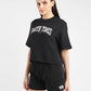 Women's Typographic Print Boxy T-Shirt - 0bb67a4b-7c57-4b55-b7a5-3b087ef3fe6b View