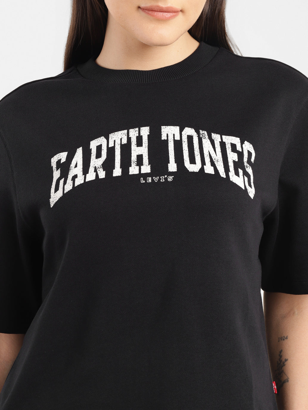Women's Typographic Print Boxy T-Shirt - 7ed79cee-cfd0-4991-8280-2b0b232c535b View