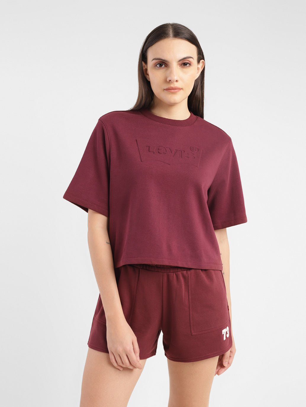 Women's Brand Logo Boxy T-Shirt - 5b75cc2a-6297-42c2-8c15-186301866e2e View
