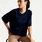 Women's Brand Logo Loose Fit T-Shirt - Elevated View