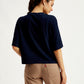 Women's Brand Logo Loose Fit T-Shirt - Back View