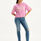 Women's Graphic Print Loose Fit T-Shirt - 30a71e67-f63d-438f-8f7b-db1c4b6679b7 View