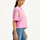 Women's Graphic Print Loose Fit T-Shirt - 185637c9-f1ed-41a5-9628-faf09a1506fd View