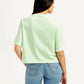 Women's Graphic Print Relaxed Fit T-shirts - Back View