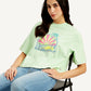 Women's Graphic Print Relaxed Fit T-shirts - Styleshot View