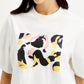 Women's Graphic Print Relaxed Fit T-shirts - Detail View