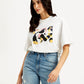 Women's Graphic Print Relaxed Fit T-shirts - Styleshot View