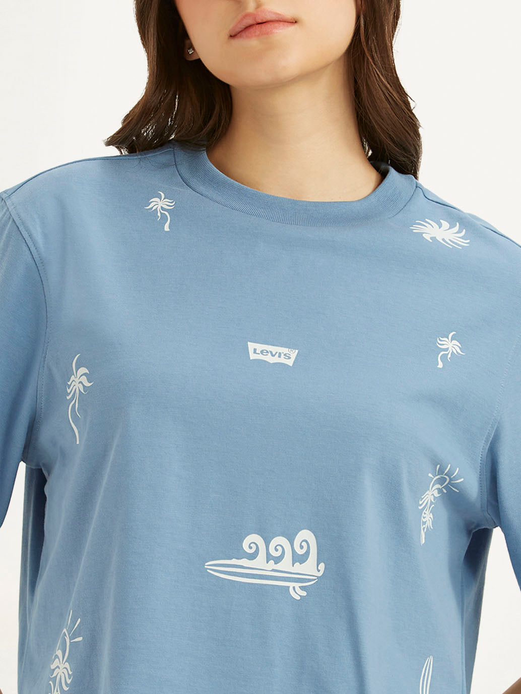 Women's Printed Sporty Fit T-Shirt - 67df80e3-07c4-4d3b-abfc-e529cb9d65dd View