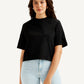 Women's Brand Logo Crew Neck T-shirt - Front View