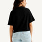Women's Brand Logo Crew Neck T-shirt - Back View