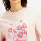 Women's Printed Boxy Fit T-Shirt - Detail View