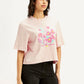 Women's Printed Boxy Fit T-Shirt - Side View