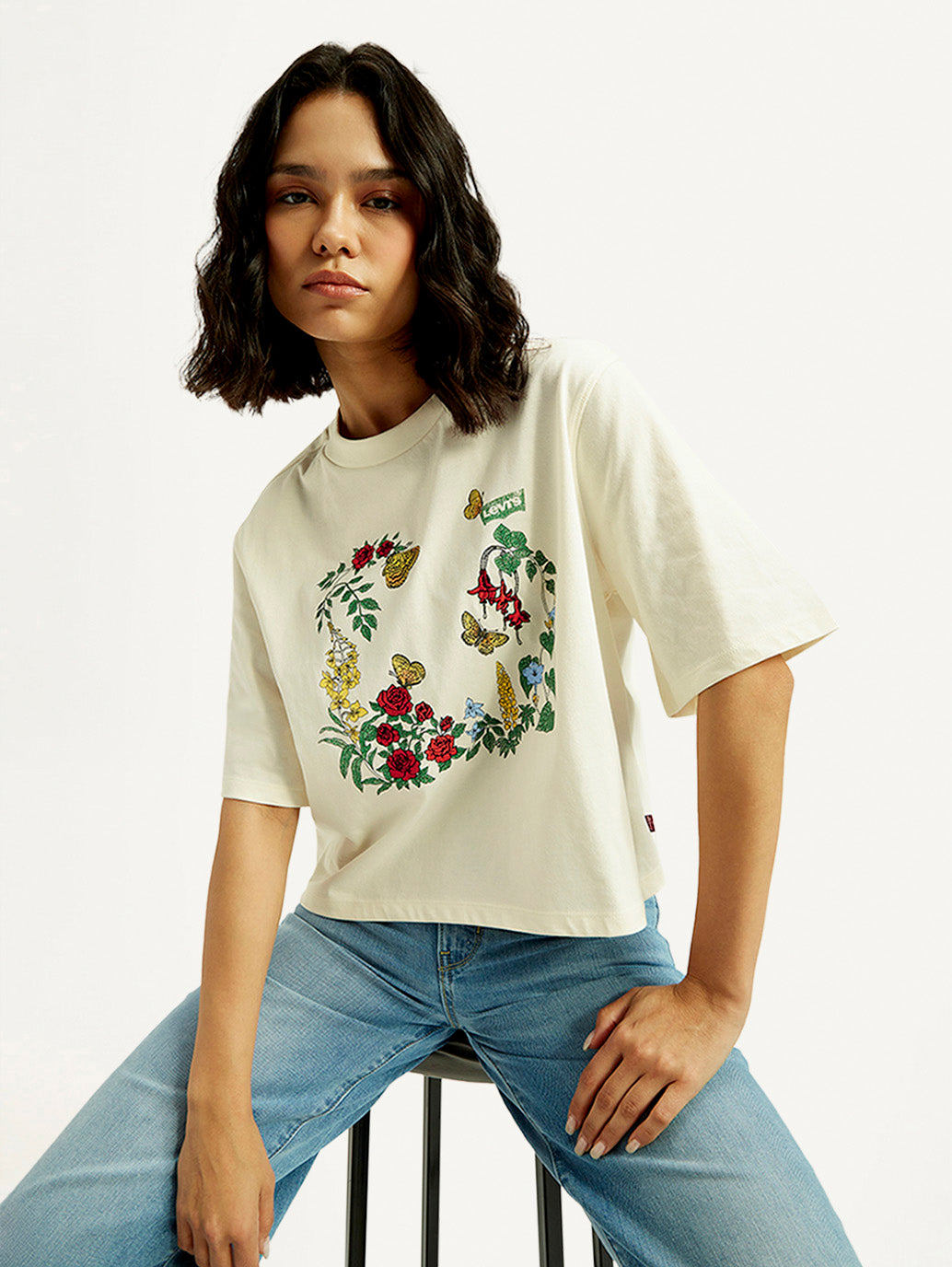 Women's Floral Relaxed Fit T-shirt