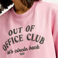 Women's Typographic Print Relaxed Fit T-shirt - Detail View