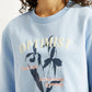 Women's Graphic Print Boxy T-shirt - Detail View