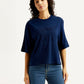 Women's Brand Logo Boxy T-shirt - Front View