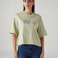 Women's Embroidered Relaxed Fit Embroidery T-Shirt - Front View