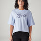 Women's Embroidered Relaxed Fit T-Shirt - Front View