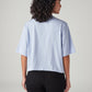 Women's Embroidered Relaxed Fit T-Shirt - Back View