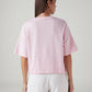 Women's Embroidered Relaxed Fit Embroidery T-Shirt - Back View