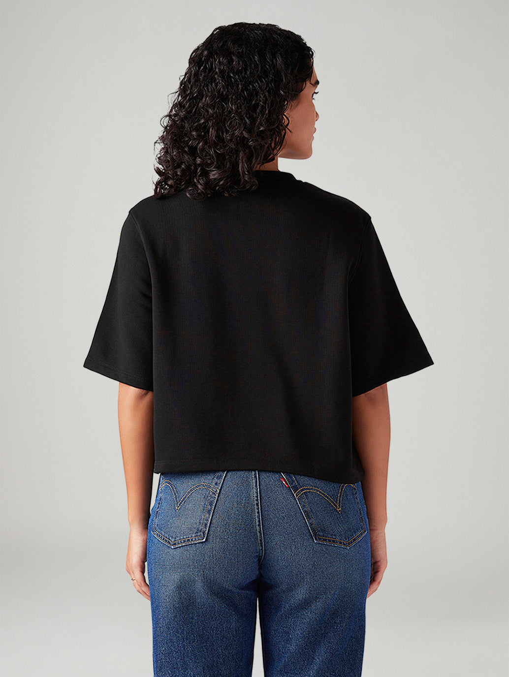 Women's Graphic Print Relaxed Fit T-Shirt - Back View