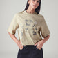 Women's Printed Relaxed Fit T-Shirt - Styleshot View