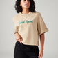 Women's Embroidered Relaxed Fit T-Shirt - Styleshot View