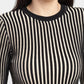 Women's Striped Crew Neck Top - 0e368af5-d59a-4ca7-b018-358aeabc8afa View