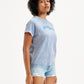 Women's Graphic Print Regular Fit T-Shirt - Side View