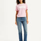 Women's 314 Blue Straight Fit High Rise Jeans - Front View