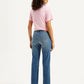 Women's 314 Blue Straight Fit High Rise Jeans - Back View