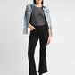 Women's 726 Black Flared Fit High Rise Jeans - 8fb96100-8da4-4a0c-ad80-c9710175822c View