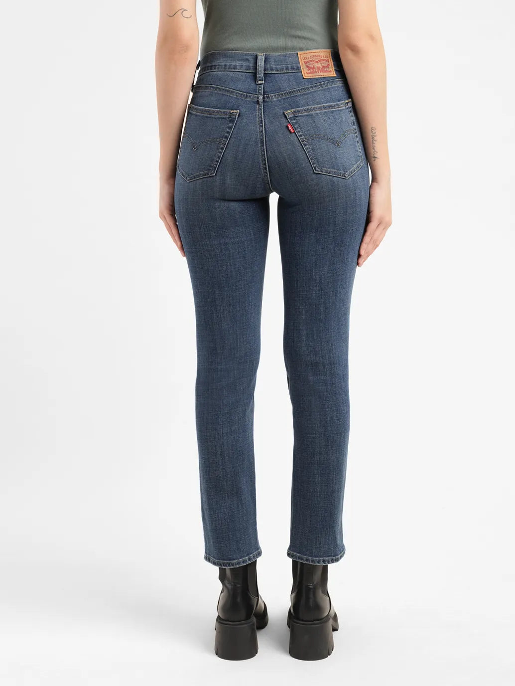 Women's 726 Blue Flared Fit Mid Rise Jeans - 36a88abd-0067-4a9a-b170-8dde93c922f7 View