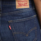 Women's 726 Blue Flared Fit Mid Rise Jeans - 1eae1b03-df66-4aef-9a2d-e7006f1b9b3d View