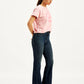 Women's 726 Blue Flared Fit High Rise Jeans - 09f650b4-1e03-4ed7-8a82-1667ed1485ab View