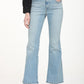 Women's 726 Blue Flared Fit High Rise Jeans - Front View