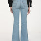 Women's 726 Blue Flared Fit High Rise Jeans - Back View