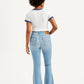Women's 726 Blue Flared Fit Mid Rise Jeans - Back View
