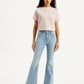 Women's 726 Light Blue Flared Fit High Rise Jeans - Front View