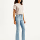 Women's 726 Light Blue Flared Fit High Rise Jeans - Side View