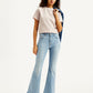 Women's 726 Light Blue Flared Fit High Rise Jeans - Styleshot View